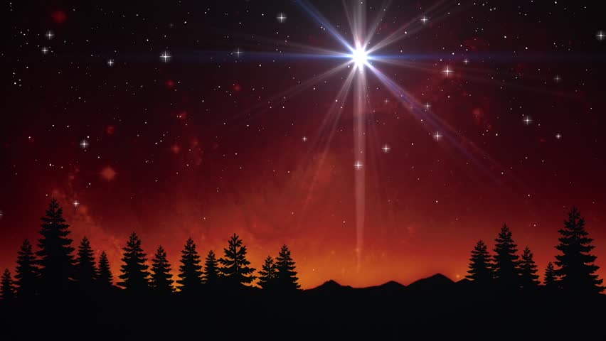 Christmas Star at Night. Bethlehem Stock Footage Video (100% Royalty-free) 21188611 | Shutterstock