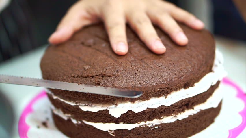 Patisserie Chef Baking Decorating Chocolate Stock Footage Video