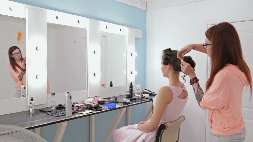 Top Knot Hair Design Stock Videoer 100 Royaltyfri 22377751