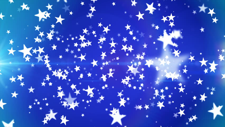 Blue Flying Stars Background Loop Able Stock Footage Video 5633144 ...