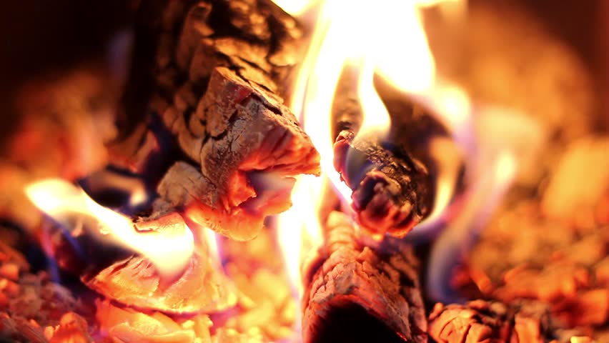 Detailed Fire Background A Looping Stock Footage Video 100