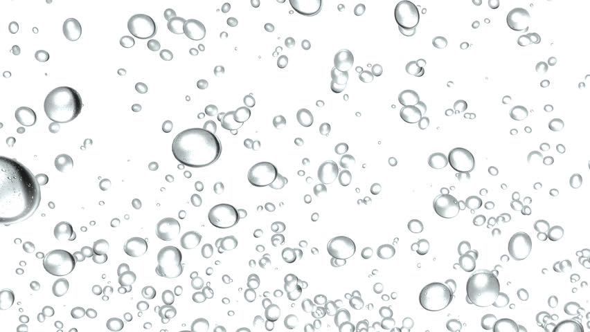 Water Bubbles Amiation Full-HD 3D Simulation Stock Footage Video ...