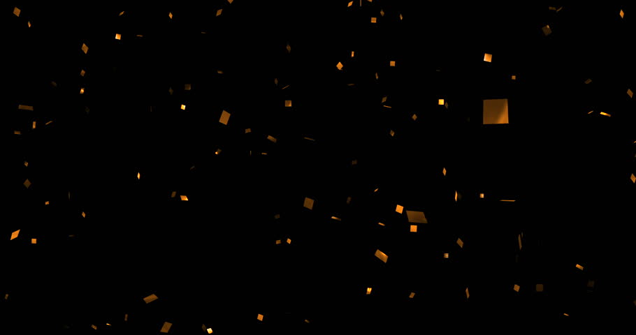 falling golden metallic glitter foil stock footage video 100 gold and black background
