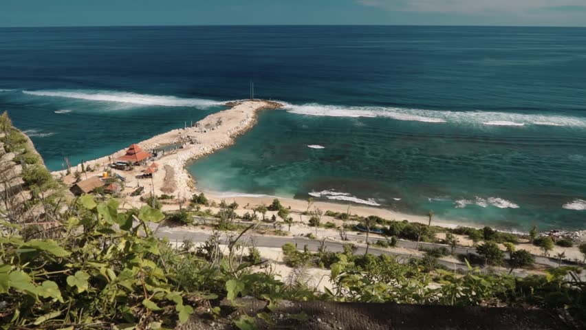 View Of Melasti Beach Ungasan Stock Footage Video 100 Royalty Free 23782351 Shutterstock