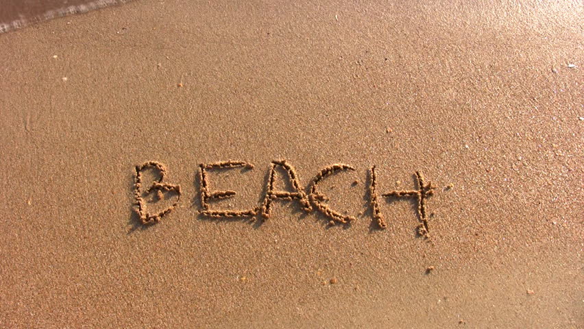 i-love-travel-word-on-beach-stock-footage-video-239317-shutterstock