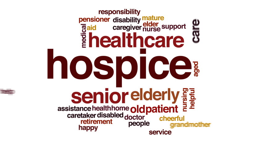 Hospice Animated Word Cloud, Text Stock Footage Video (100% Royalty ...