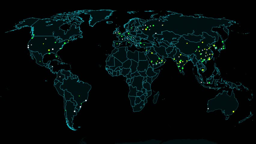 Tech 4k World Map