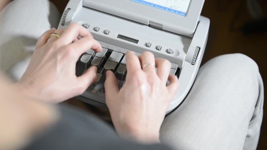 Header of stenography