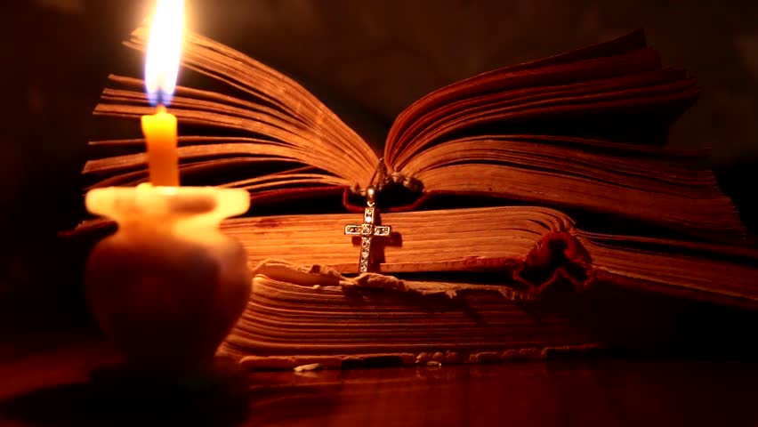 Bible, Candle, and Cross image - Free stock photo - Public Domain photo - CC0 Images