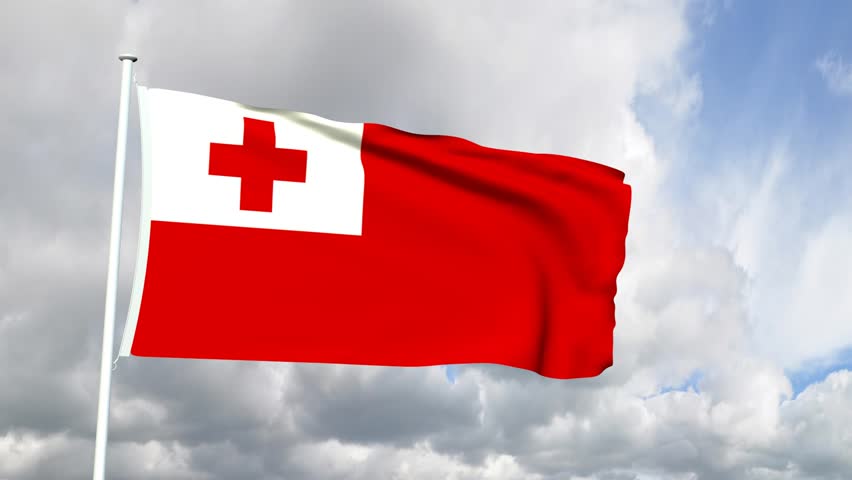 Stock video of flag of tonga 2584421 Shutterstock