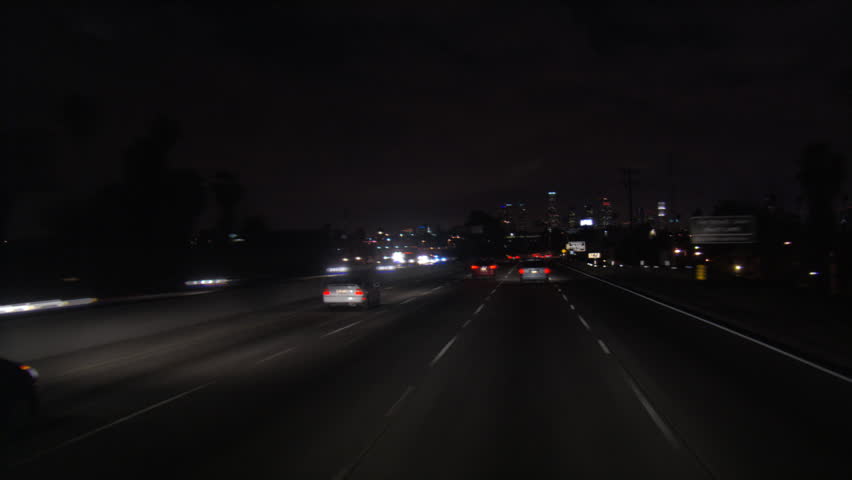 Driving On Highway At Night Stock Footage Video 1821830 | Shutterstock