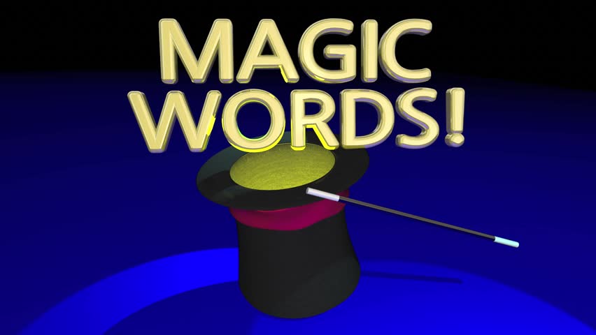 Stock Video Clip of Magic Words Command Magician Hat Wand 3d | Shutterstock