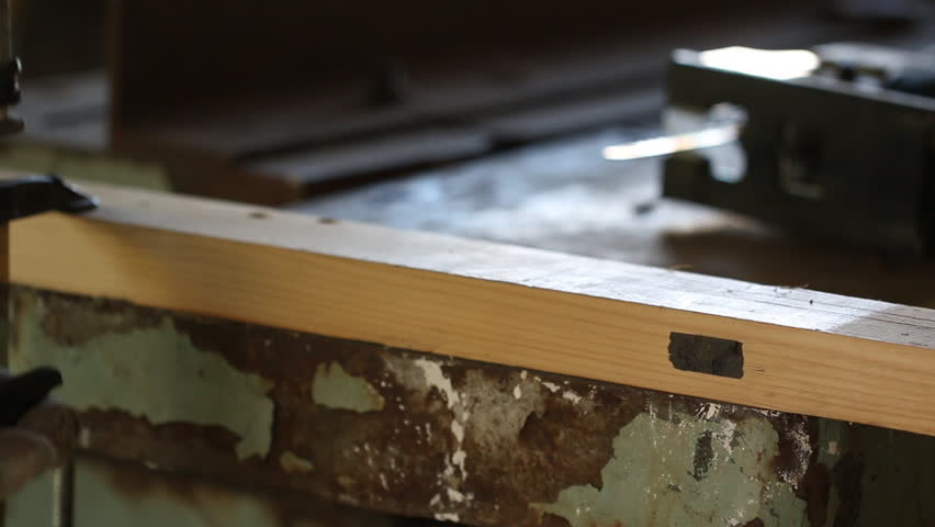 Profession, People, Carpentry, Woodwork And People Concept - Carpenter