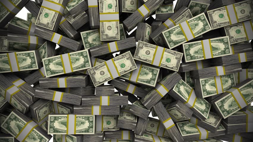 Download Money Stacks Bundles Transition Dollars Stock Footage Video (100% Royalty-free) 27335071 ...