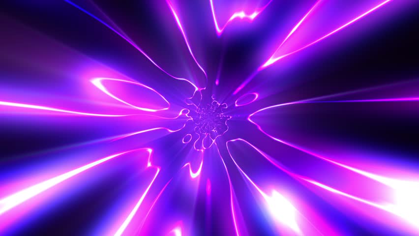 Slow Hyper Warp Neon Fractal Tunnel Disco VJ Motion Background Loop ...