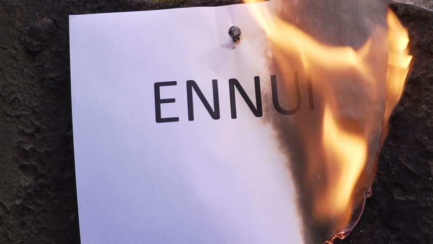 Header of ennui