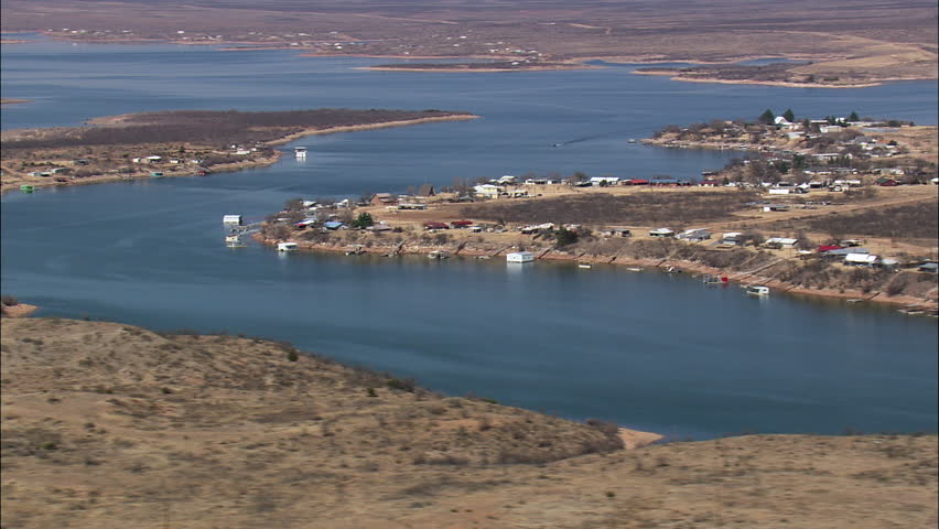 Stock Video Clip of Lake Kemp | Shutterstock