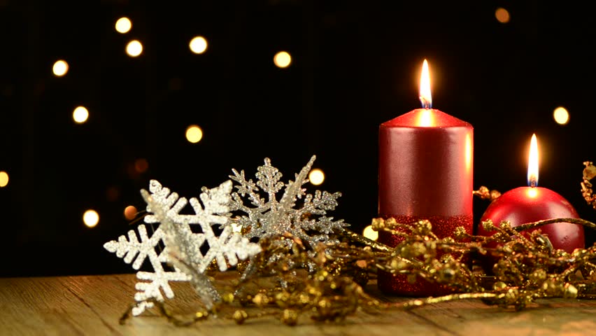 Candles On Advent Wreath And Hand Igniting The Fourth Candle Stock ...