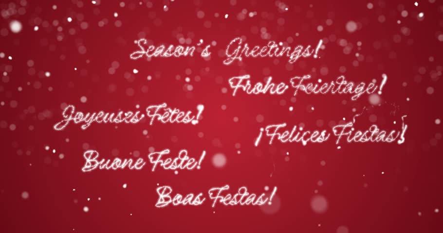 Seasons Greetings In Many Languages