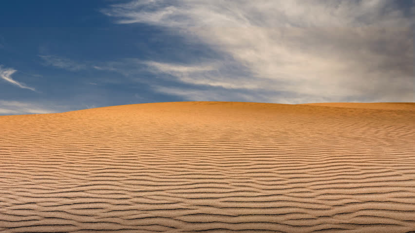 Desert Sand Dunes Flying Over Desert Sand Dunes. Stock Footage Video ...