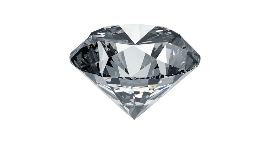 Stock video of diamond rotation isolated in white | 3199921 | Shutterstock