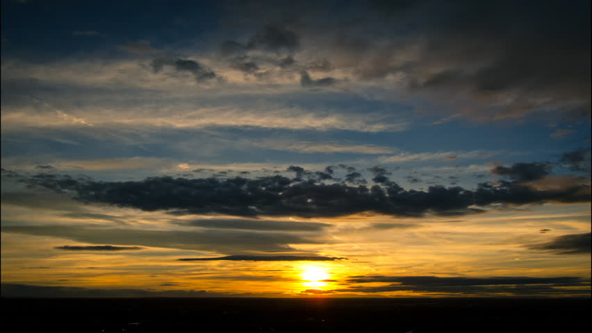 Sunrise time lapse