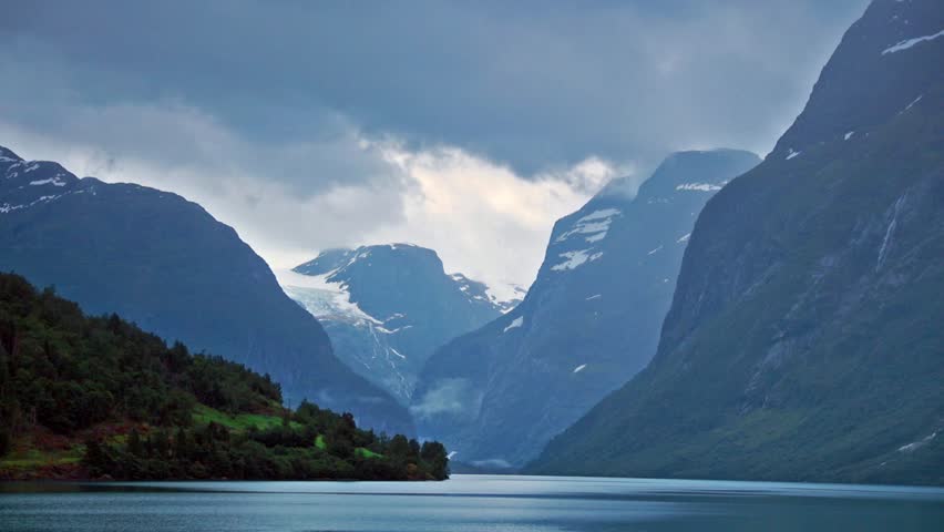 Mountain landscape at Stryn, Norway image - Free stock photo - Public ...