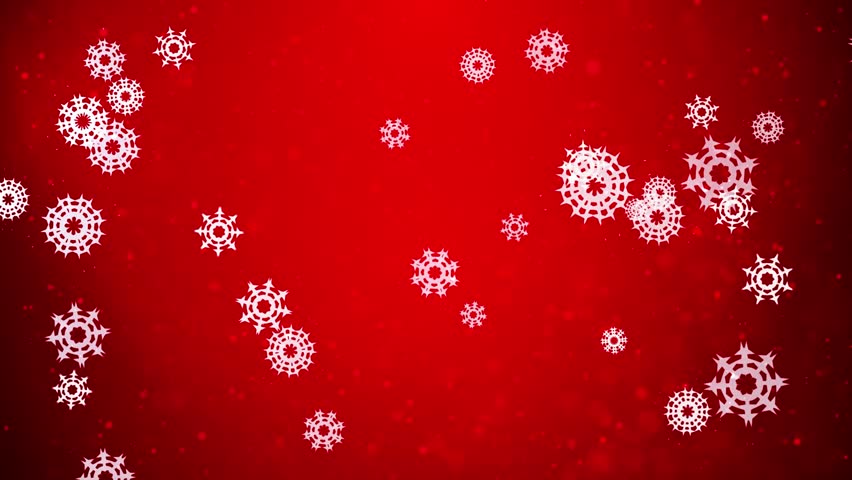 Snowfall On Darkly Red Background Stock Footage Video 1614469 ...