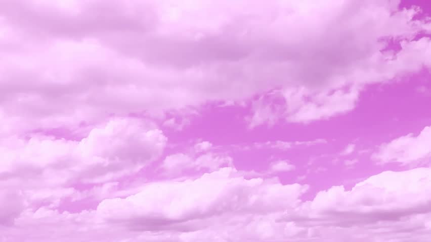 Stock video of soft pink clouds, purple clouds motion, | 33873211 ...