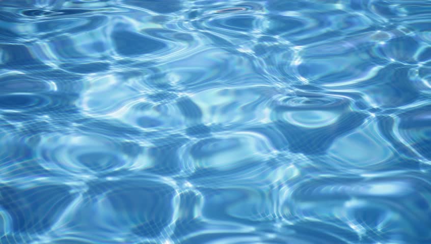 Swimming Pool Water Abstract Background. Slow Motion. 1920x1080 Stock
