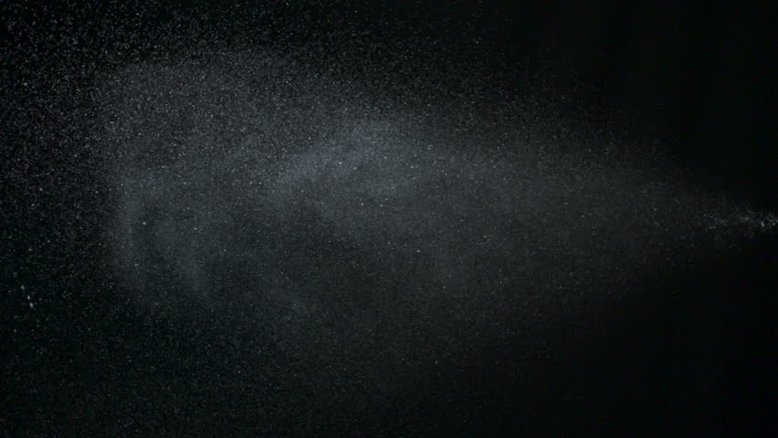 Stock video of spraying and cleaning on black background | 3652031