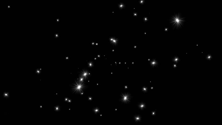 Star Light Sparkles Black Background Stock Footage Video 100 Star Light Sparkles Black Background
