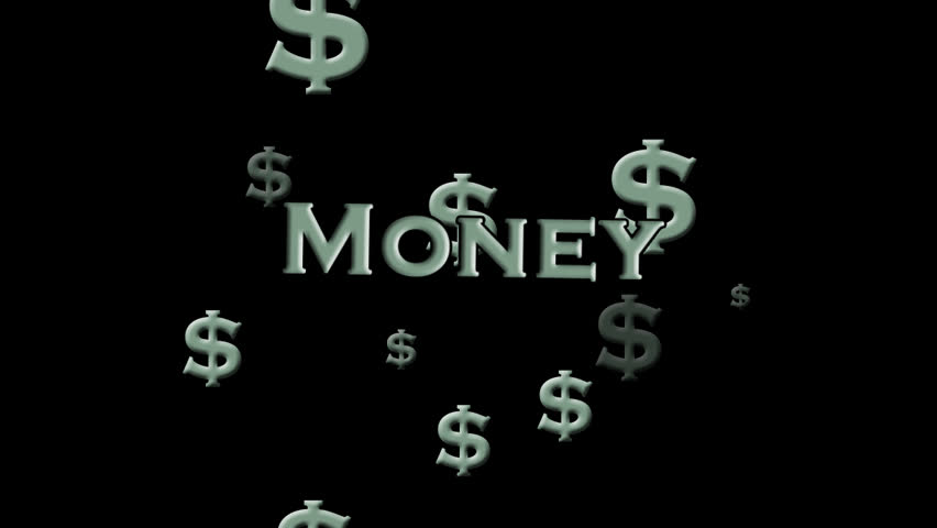 Stock video of graphic green dollar signs rain down | 4999721 ...