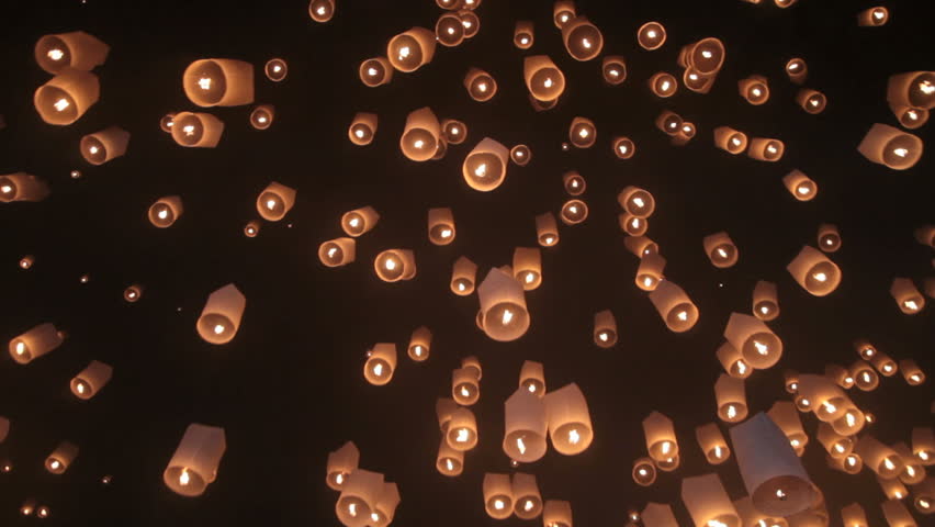 Loi Krathong and Yi Peng Festival, Chiangmai, Thailand