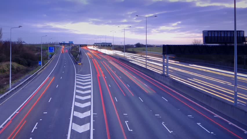 M1 Motorway Stock Footage Video Shutterstock