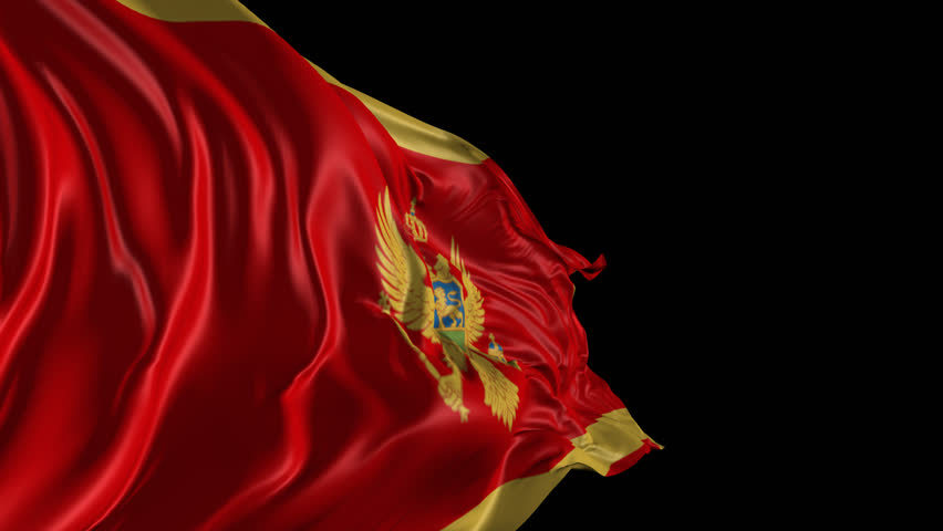 Flag Of Albania Beautiful 3d Animation Of The Albania Flag With Alpha ...