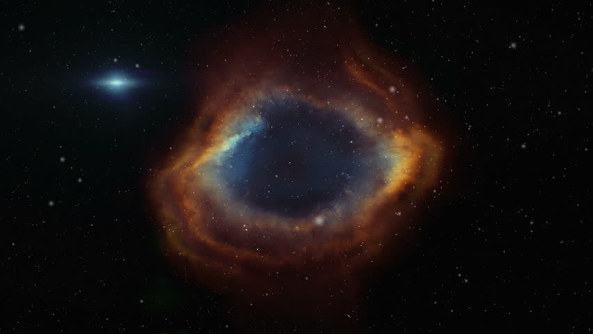 Video stock a tema descent into the helix nebula. 4k | 6057131