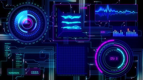 Futuristic Technological Interface Background Seamless Loop Stock Footage  Video (100% Royalty-free) 6096911 | Shutterstock