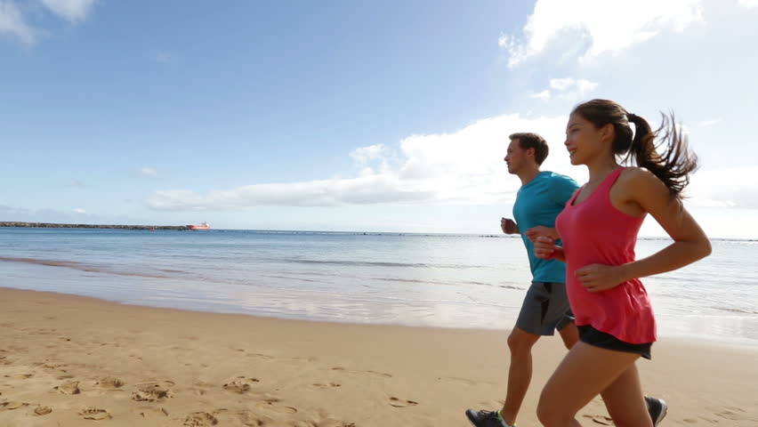 Running Jogging On Beach Stock Footage Video 100 Royalty Browse Video Categories
