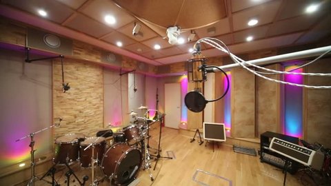 Modern Recording Studio Drum Set Speakers Stock Footage Video (100%  Royalty-free) 6269411 | Shutterstock