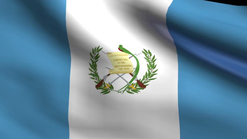 Stock video of flag of guatemala background seamless loop | 6365261 ...