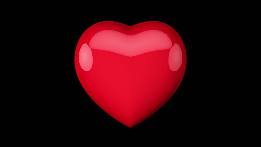Glossy Red Heart On Black Stock Footage Video 100 Royalty Free 6389681 Shutterstock