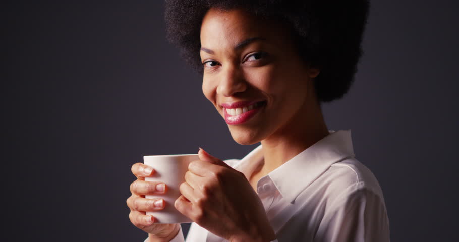 Image result for tea drinking black woman\