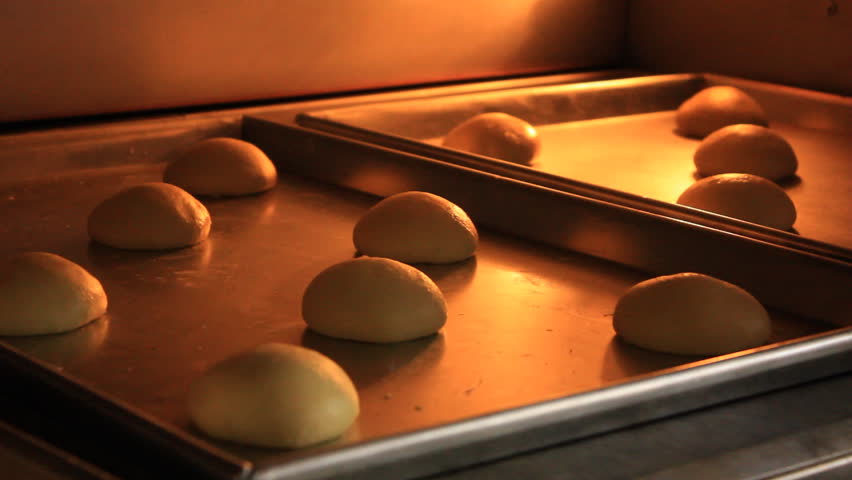Roll inside. Bun in the oven. the inside of an oven.