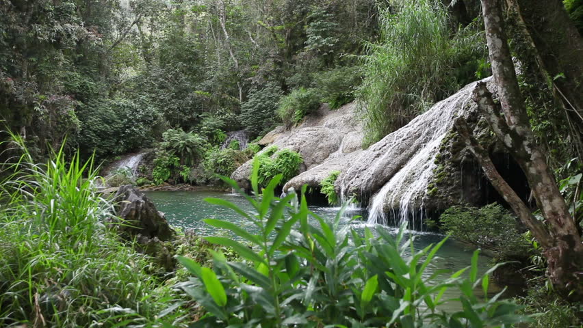 Soroa Waterfall, Pinar Del Rio, Stock Footage Video (100% Royalty-free