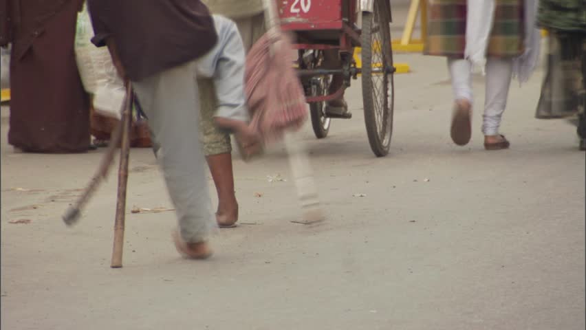 Two Polio Victims On Crutches Stock Footage Video 100 Royalty Free