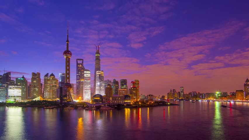 Stockvideo von china, shanghai, pudong district, huangpu river