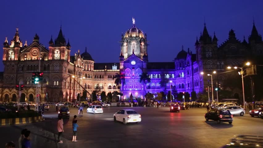 Chhatrapati Shivaji Terminus (CST) Formerly Victoria Terminus Light Up ...