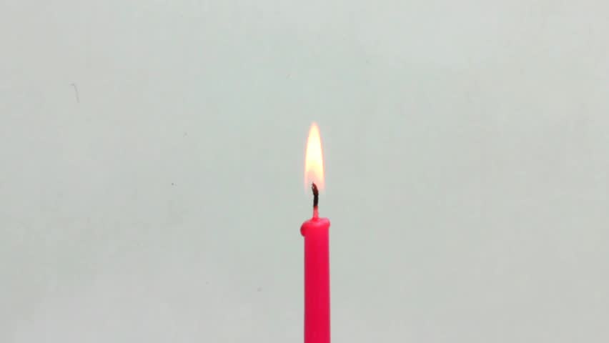One White Candle Burning Stock Footage Video 5542202 | Shutterstock