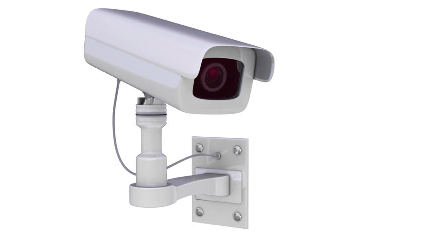 Surveillance Camera, Loop-able 3d Animation Stock Footage Video 938113
